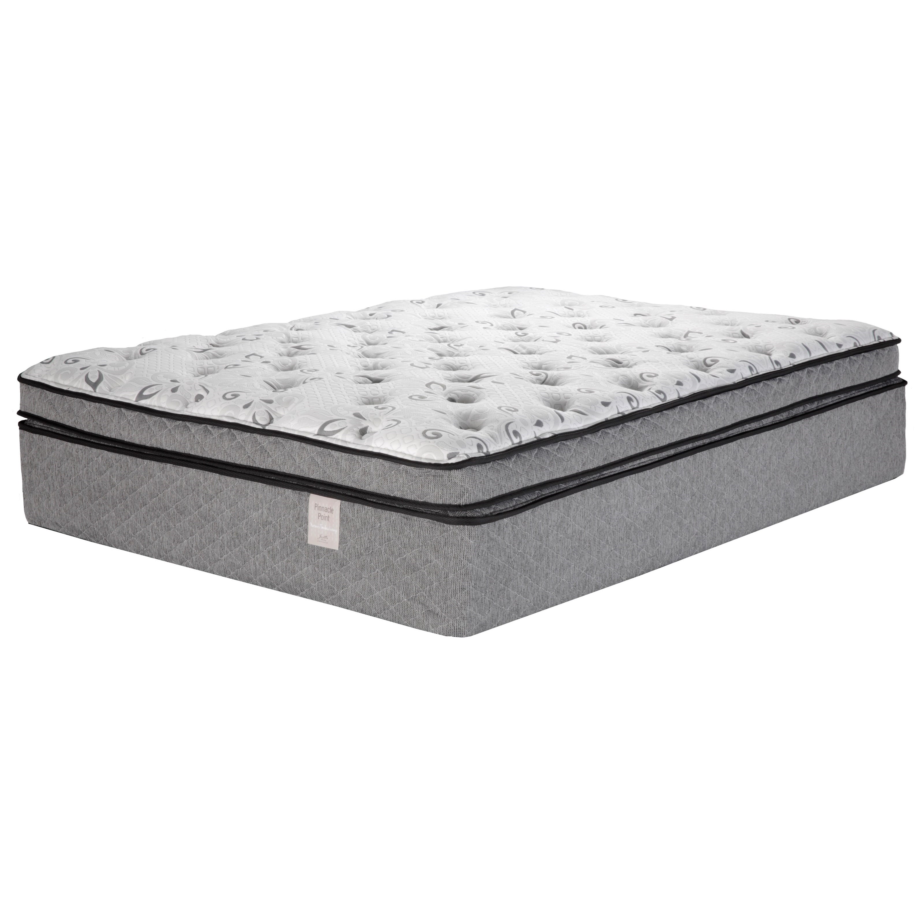 Justice Furniture & Bedding Justice Pinnacle Point King Pinnacle Point Mattress Crowley